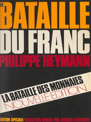 cover image of La bataille du franc